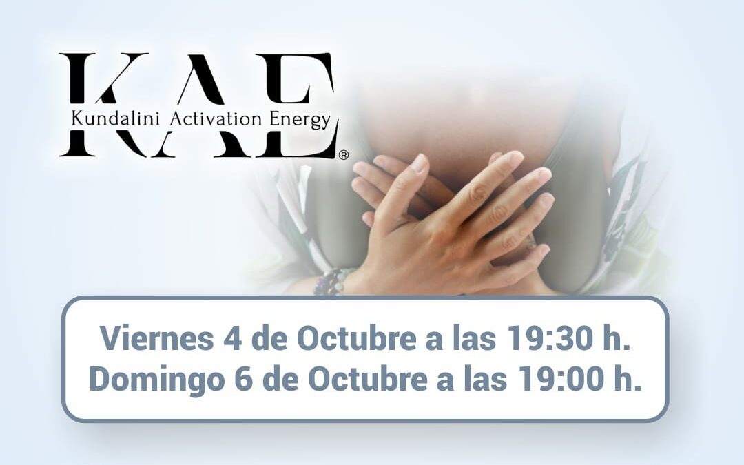 Sesión de KAE (Kundalini Activation Energy) en Octubre en Mayura Sitges Yoga